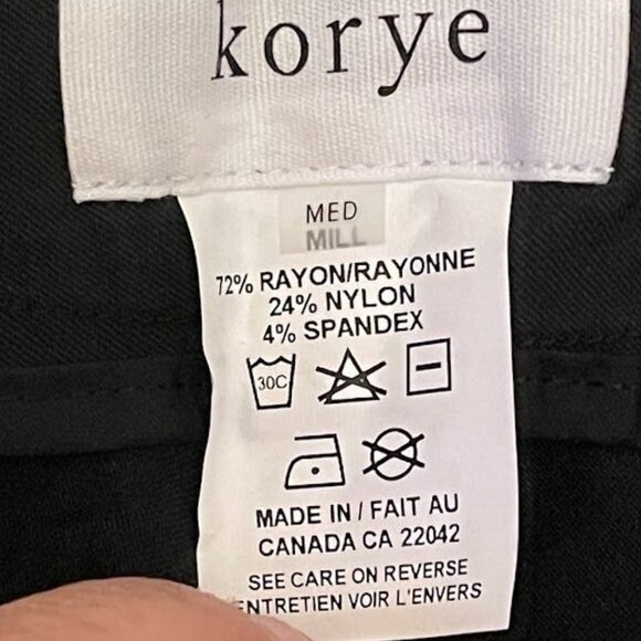 Black Womens Mid-Rise Dress Shorts M Korye Rayon/Nylon/Spandex Blend Stylish & C - Picture 8 of 8